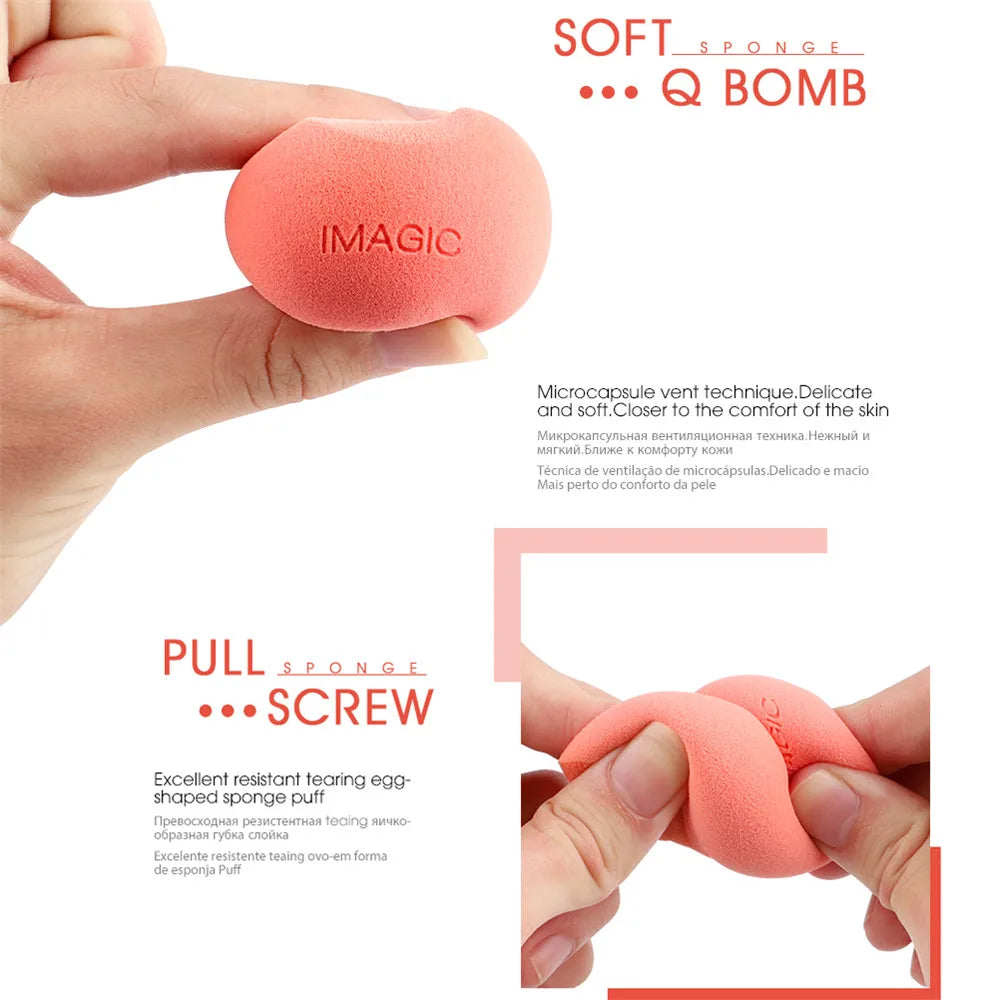 LEKGAVD Dual-Use Makeup Sponge Puff – Hydrophilic Polyurethane, Soft & Reusable Beauty Blender for Foundation, Concealer & More
