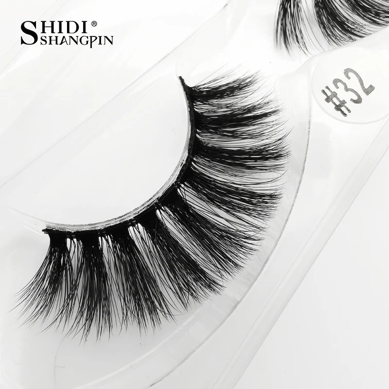 Wholesale Eyelashes 4/20/50/100pcs 3D Mink Lashes Natural Maquiagem False Eyelash Wispy Fluffy Makeup Tools Faux Cilios In Bulk