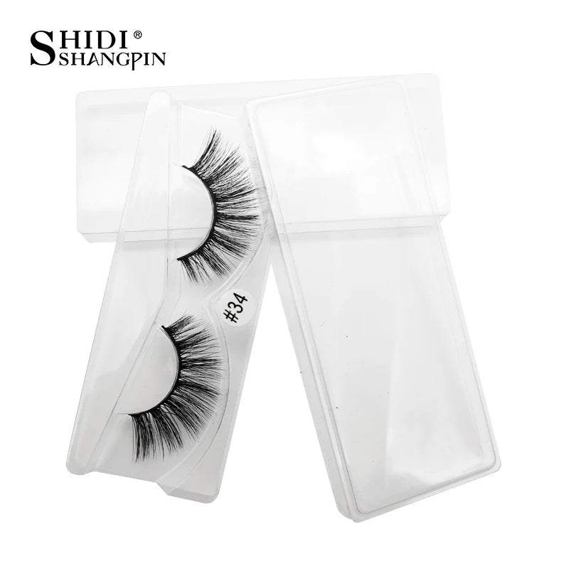 Wholesale Eyelashes 4/20/50/100pcs 3D Mink Lashes Natural Maquiagem False Eyelash Wispy Fluffy Makeup Tools Faux Cilios In Bulk