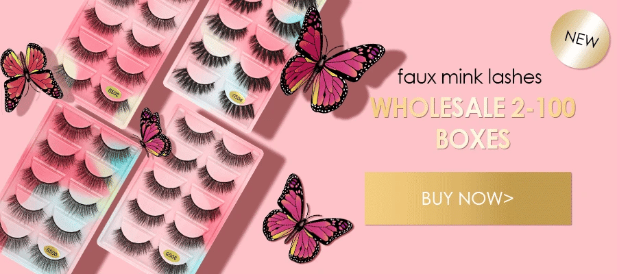Wholesale Eyelashes 4/20/50/100pcs 3D Mink Lashes Natural Maquiagem False Eyelash Wispy Fluffy Makeup Tools Faux Cilios In Bulk