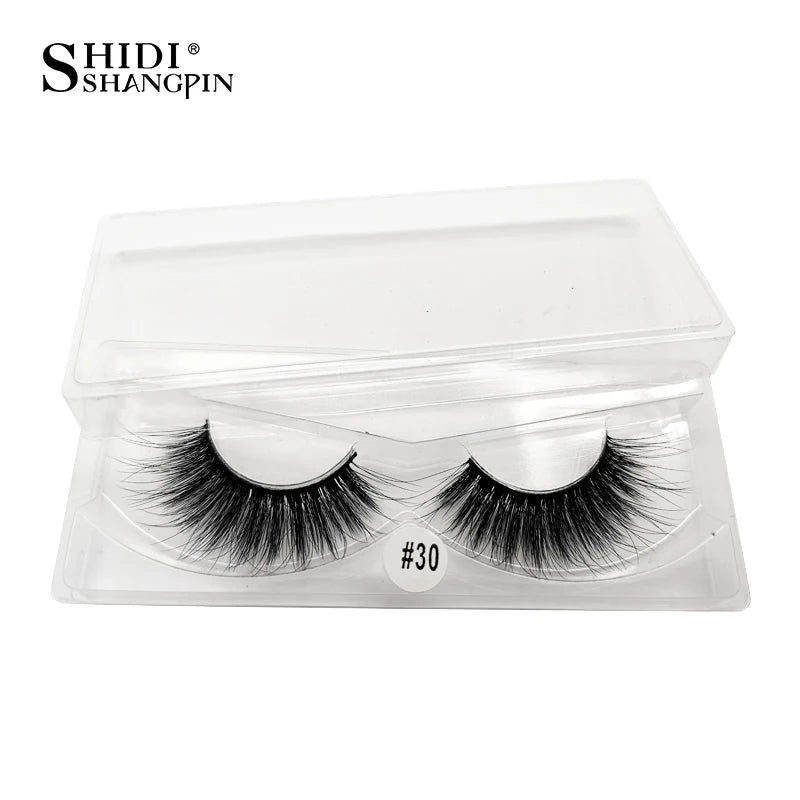 Wholesale Eyelashes 4/20/50/100pcs 3D Mink Lashes Natural Maquiagem False Eyelash Wispy Fluffy Makeup Tools Faux Cilios In Bulk