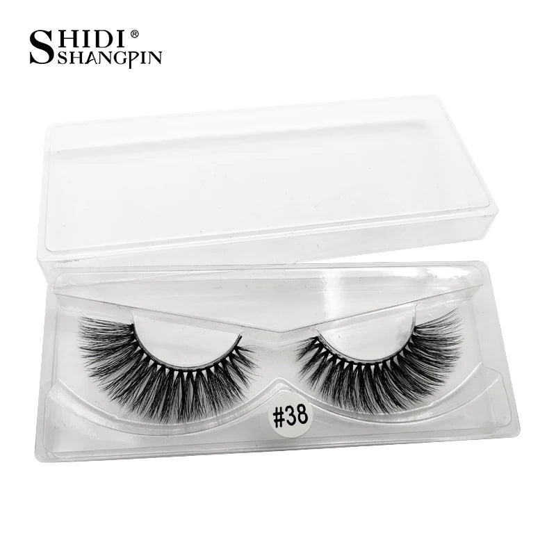 Wholesale Eyelashes 4/20/50/100pcs 3D Mink Lashes Natural Maquiagem False Eyelash Wispy Fluffy Makeup Tools Faux Cilios In Bulk