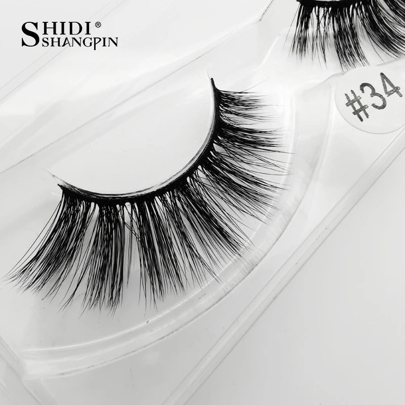Wholesale Eyelashes 4/20/50/100pcs 3D Mink Lashes Natural Maquiagem False Eyelash Wispy Fluffy Makeup Tools Faux Cilios In Bulk