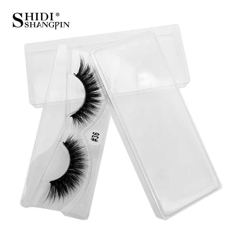 Wholesale Eyelashes 4/20/50/100pcs 3D Mink Lashes Natural Maquiagem False Eyelash Wispy Fluffy Makeup Tools Faux Cilios In Bulk