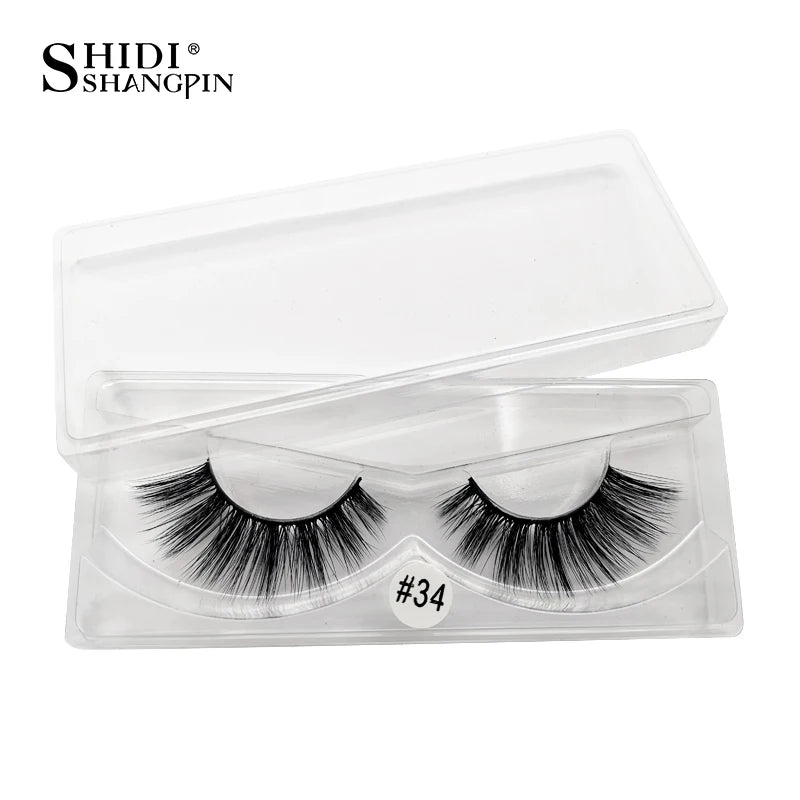 Wholesale Eyelashes 4/20/50/100pcs 3D Mink Lashes Natural Maquiagem False Eyelash Wispy Fluffy Makeup Tools Faux Cilios In Bulk