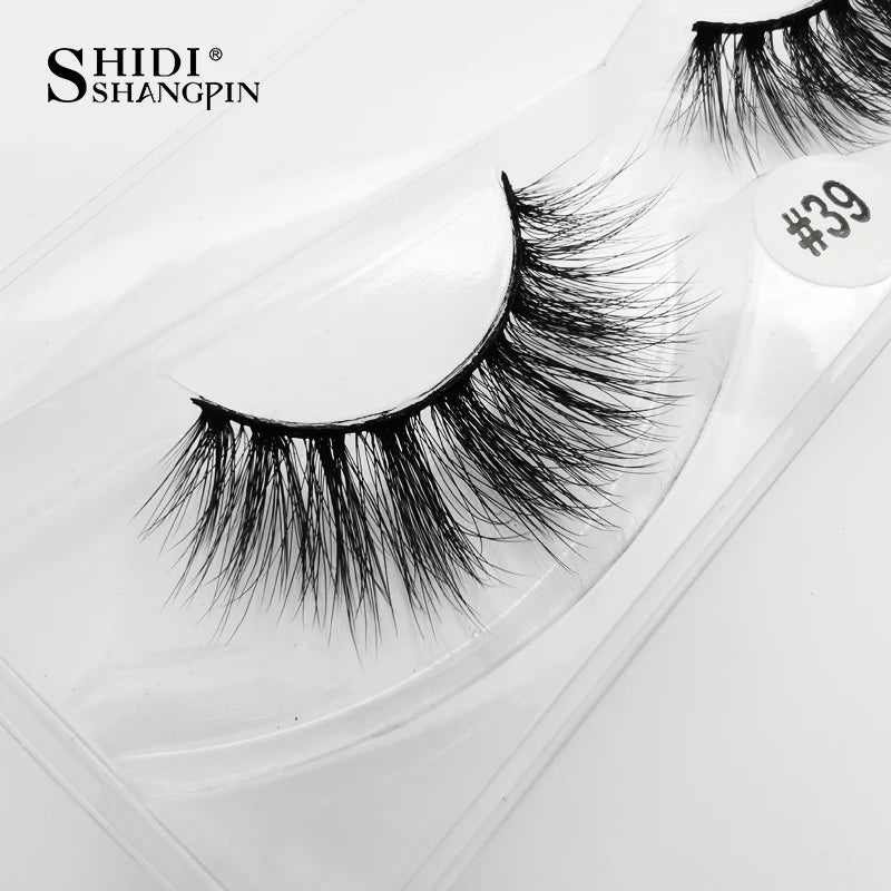 Wholesale Eyelashes 4/20/50/100pcs 3D Mink Lashes Natural Maquiagem False Eyelash Wispy Fluffy Makeup Tools Faux Cilios In Bulk