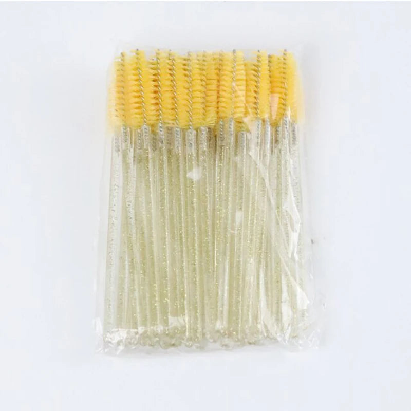 CNK Disposable Lip Brushes Eyelash Mascara Wands 2 In 1 Bundle Sale Lipstick Cotton Swab Lipgloss Brush Makeup Tools Applicators