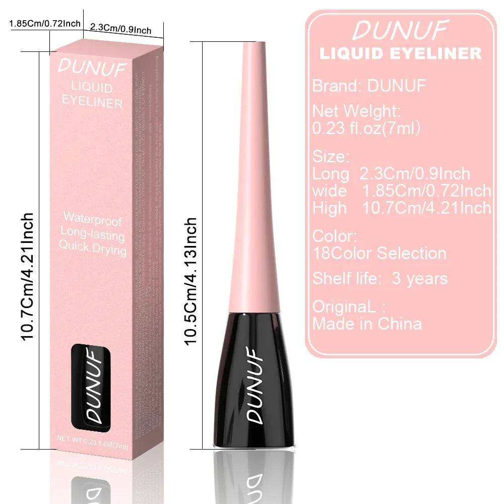 Colorful Liquid Eyeliner Quick Dry Waterproof Eye Pencil Long Lasting Eyes Cosmetic Blue Green Glitter Eye Showdow Makeup Tools