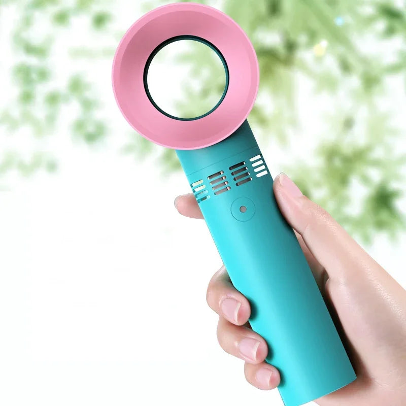 Rechargeable Eyelash Blower USB Portable False Eyelash Fast Drying Bladeless Fan False Eyelash Extender Women's Makeup Tools
