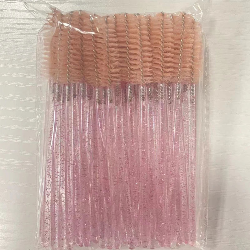 CNK Disposable Lip Brushes Eyelash Mascara Wands 2 In 1 Bundle Sale Lipstick Cotton Swab Lipgloss Brush Makeup Tools Applicators