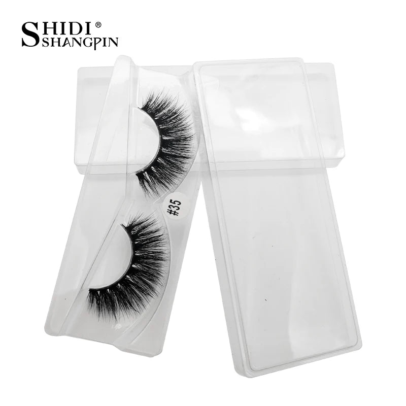 Wholesale Eyelashes 4/20/50/100pcs 3D Mink Lashes Natural Maquiagem False Eyelash Wispy Fluffy Makeup Tools Faux Cilios In Bulk