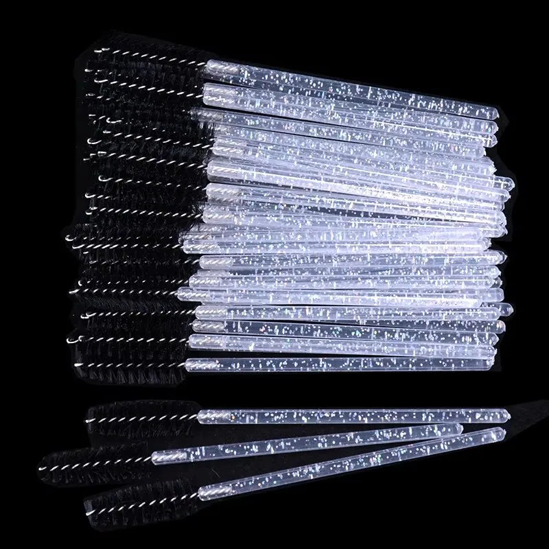 CNK Disposable Lip Brushes Eyelash Mascara Wands 2 In 1 Bundle Sale Lipstick Cotton Swab Lipgloss Brush Makeup Tools Applicators