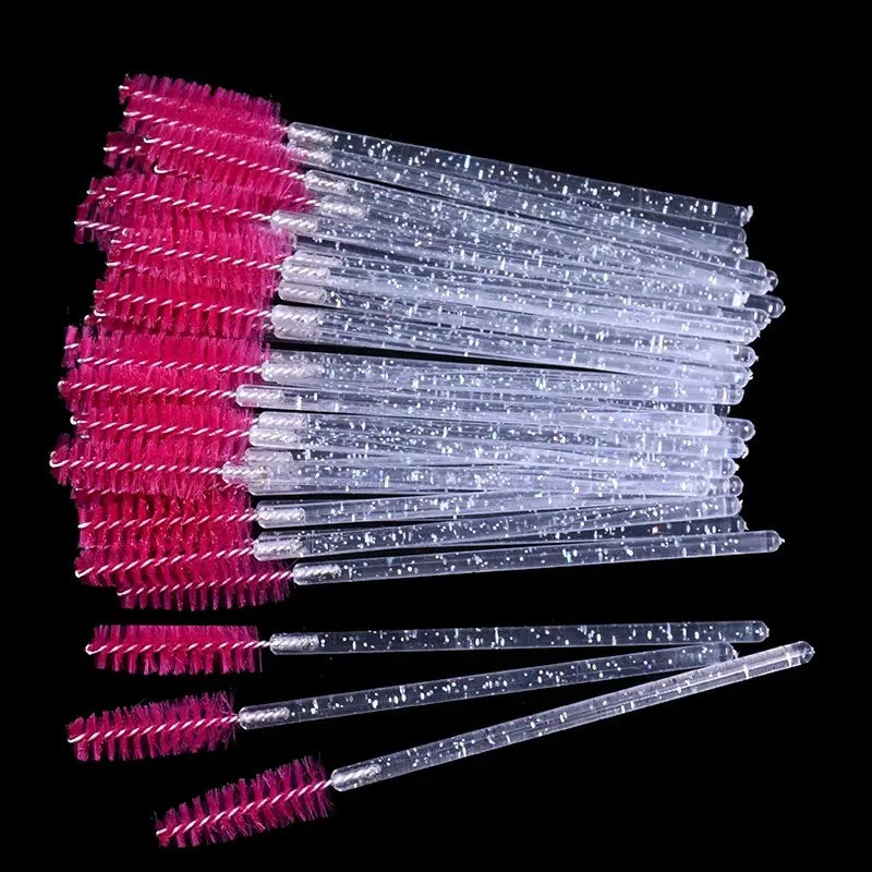 CNK Disposable Lip Brushes Eyelash Mascara Wands 2 In 1 Bundle Sale Lipstick Cotton Swab Lipgloss Brush Makeup Tools Applicators