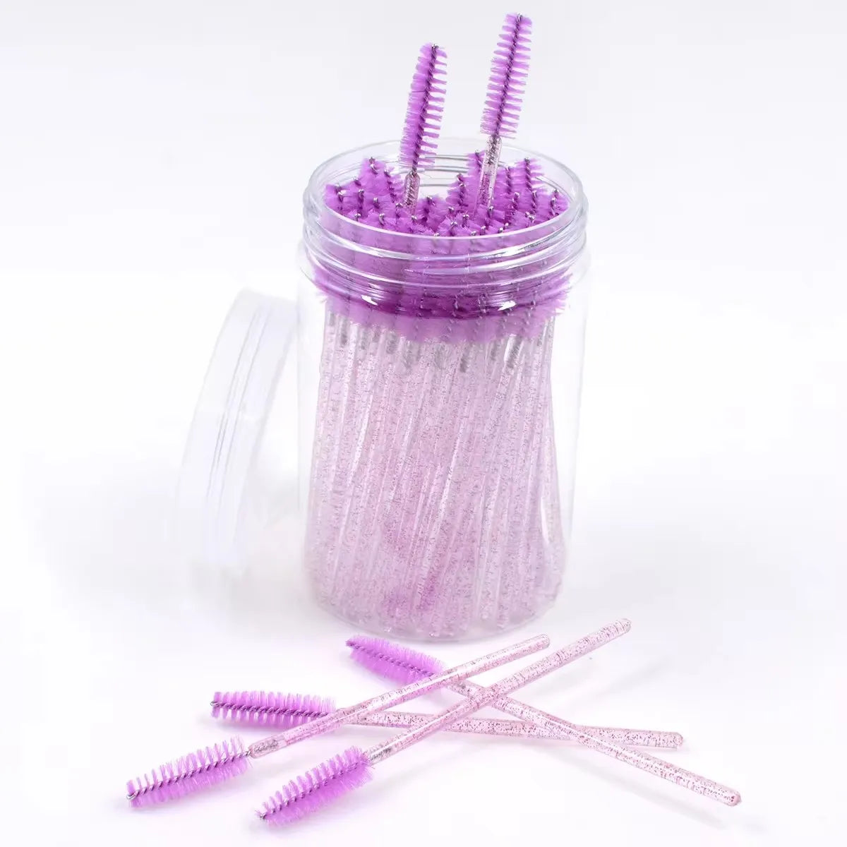 CNK Disposable Lip Brushes Eyelash Mascara Wands 2 In 1 Bundle Sale Lipstick Cotton Swab Lipgloss Brush Makeup Tools Applicators