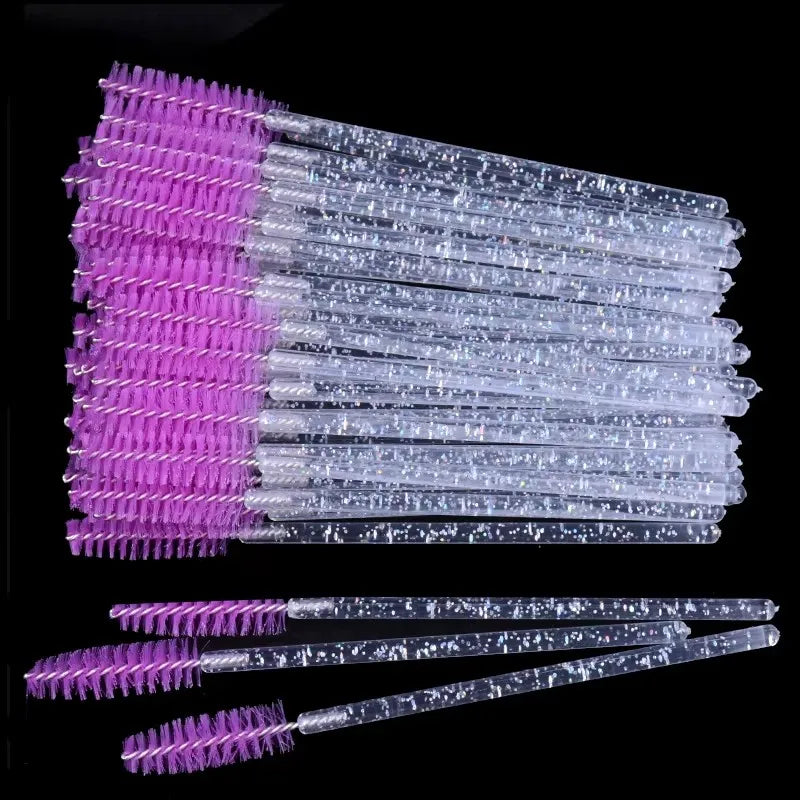 CNK Disposable Lip Brushes Eyelash Mascara Wands 2 In 1 Bundle Sale Lipstick Cotton Swab Lipgloss Brush Makeup Tools Applicators