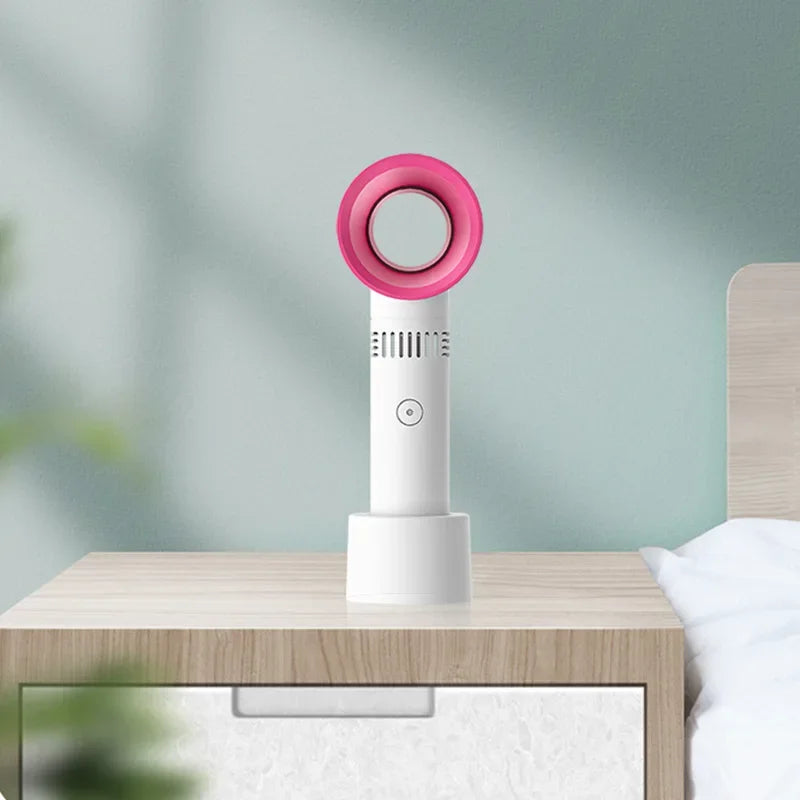Rechargeable Eyelash Blower USB Portable False Eyelash Fast Drying Bladeless Fan False Eyelash Extender Women's Makeup Tools
